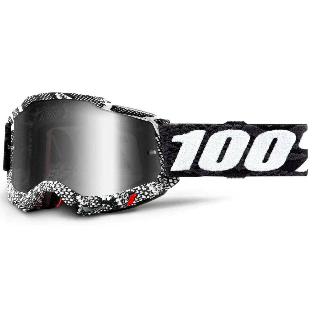 100% Accuri 2 MTB/MX Goggles - Cobra (Mirror Silver Lens)
