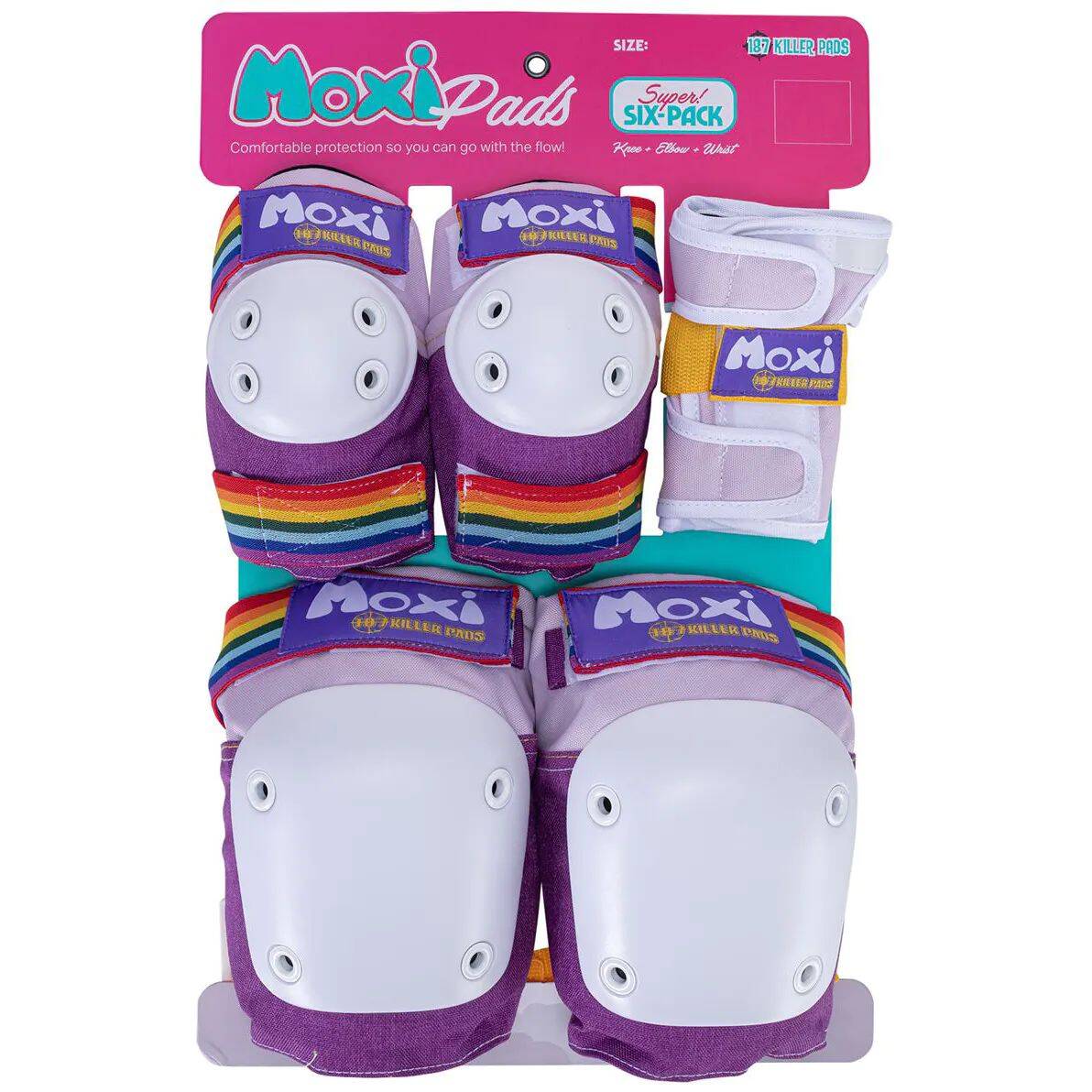 187 Killer x Moxi Six Pack Combo Pad Set - Lavender