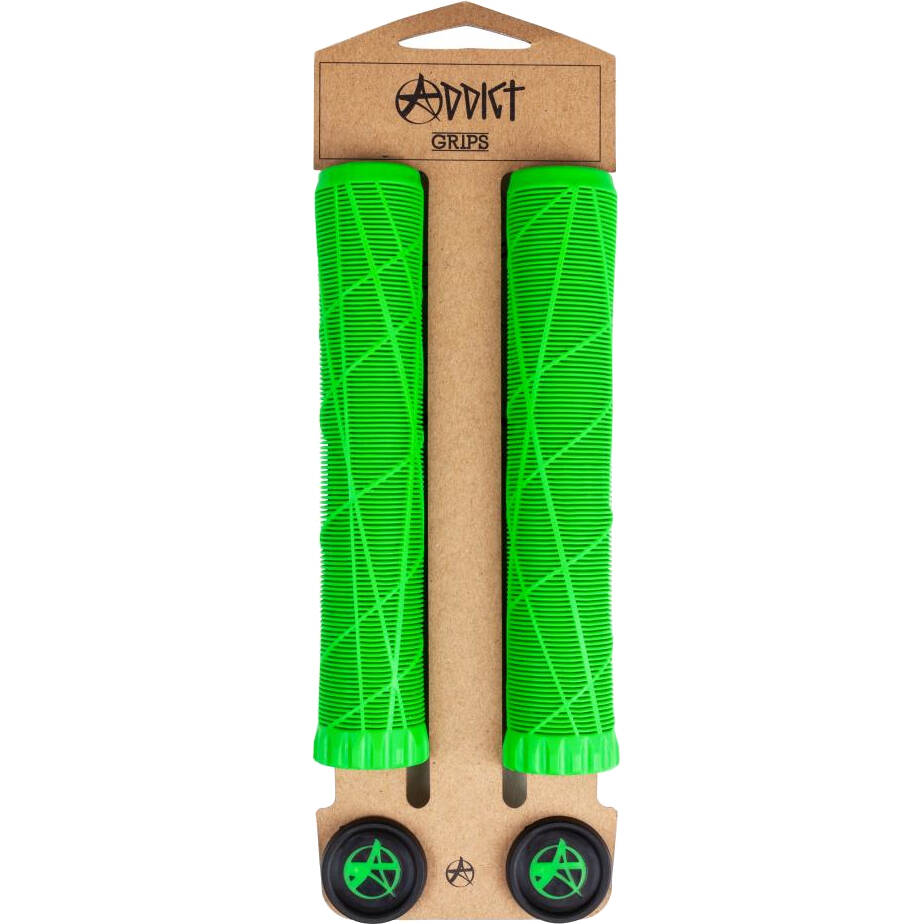 Addict OG Scooter Grips - Neon Green