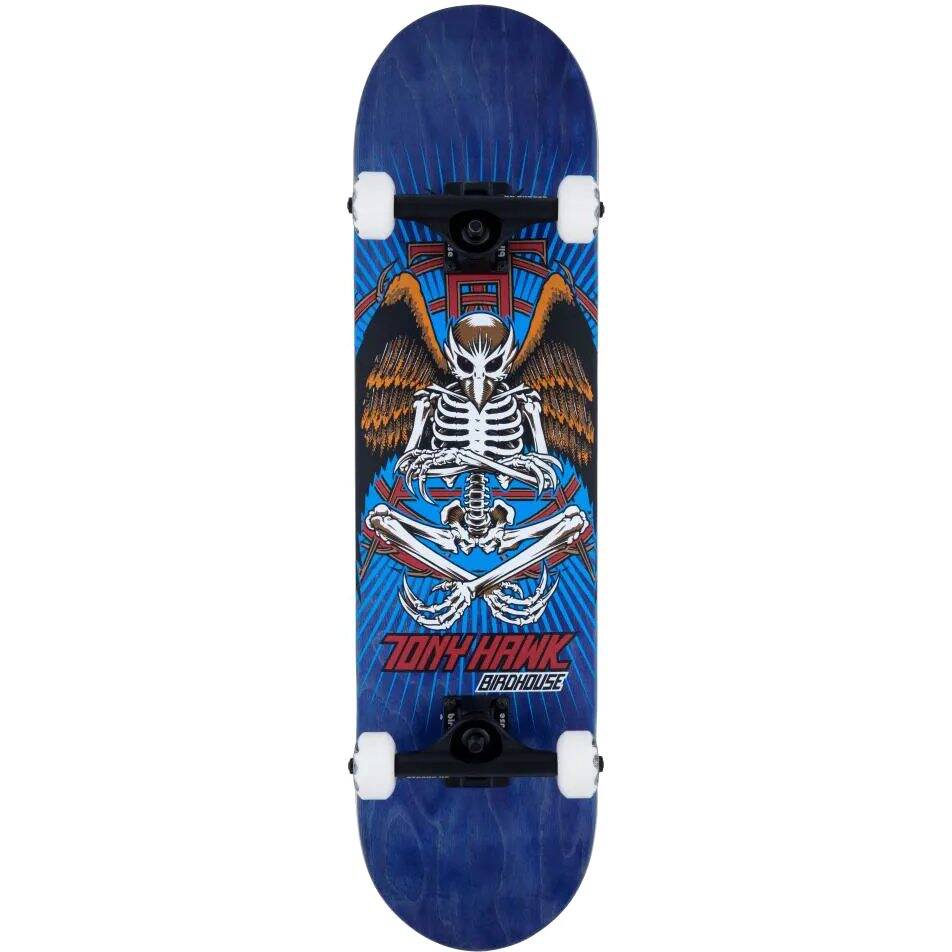 Birdhouse Stage 3 Hawk Birdman Complete Skateboard - Blue 8''