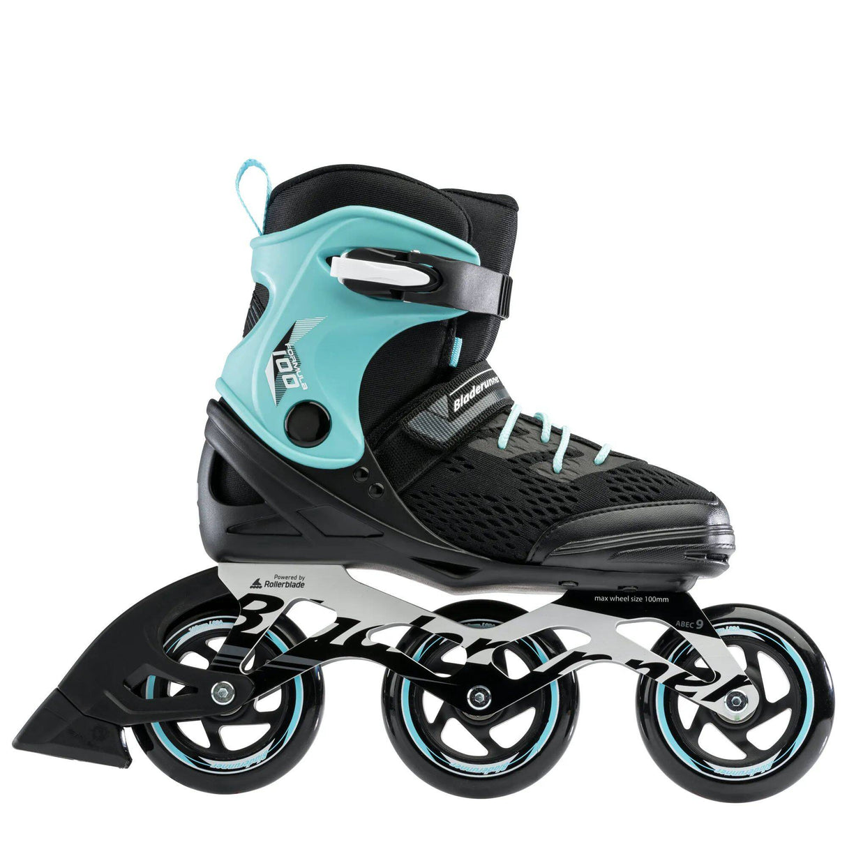 Bladerunner Formula 100 W Inline Skates - Black/Light Blue