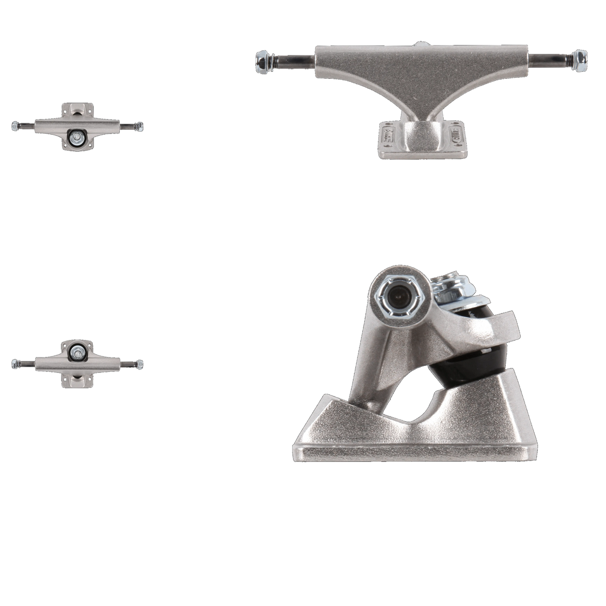 Bullet Skateboard Trucks - Silver 150mm