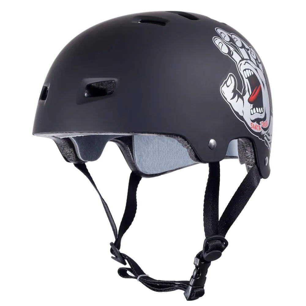 Bullet / Santa Cruz Colab Screaming Hand Graphic Helmet - Black
