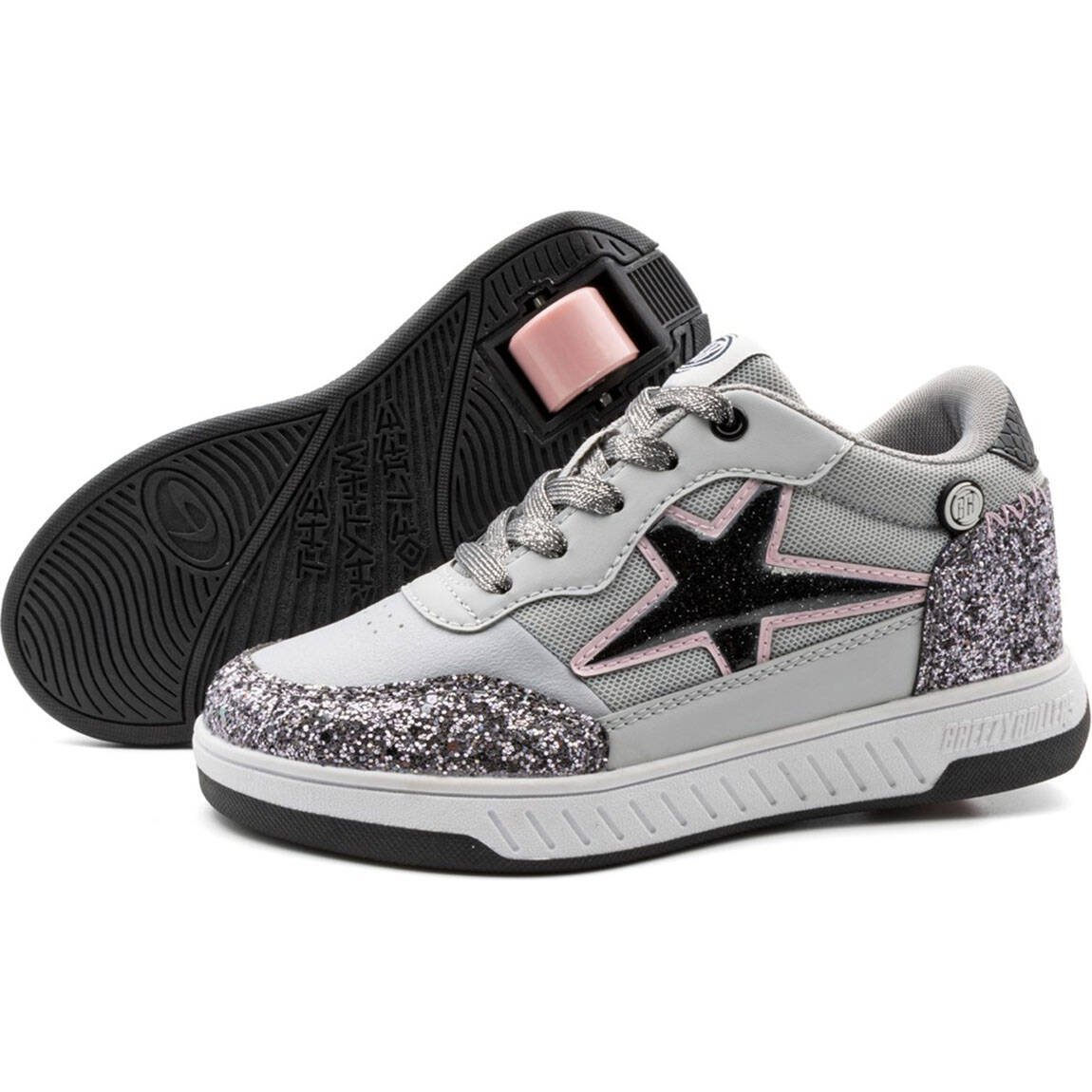 Breezy Rollers Star - Silver/Grey