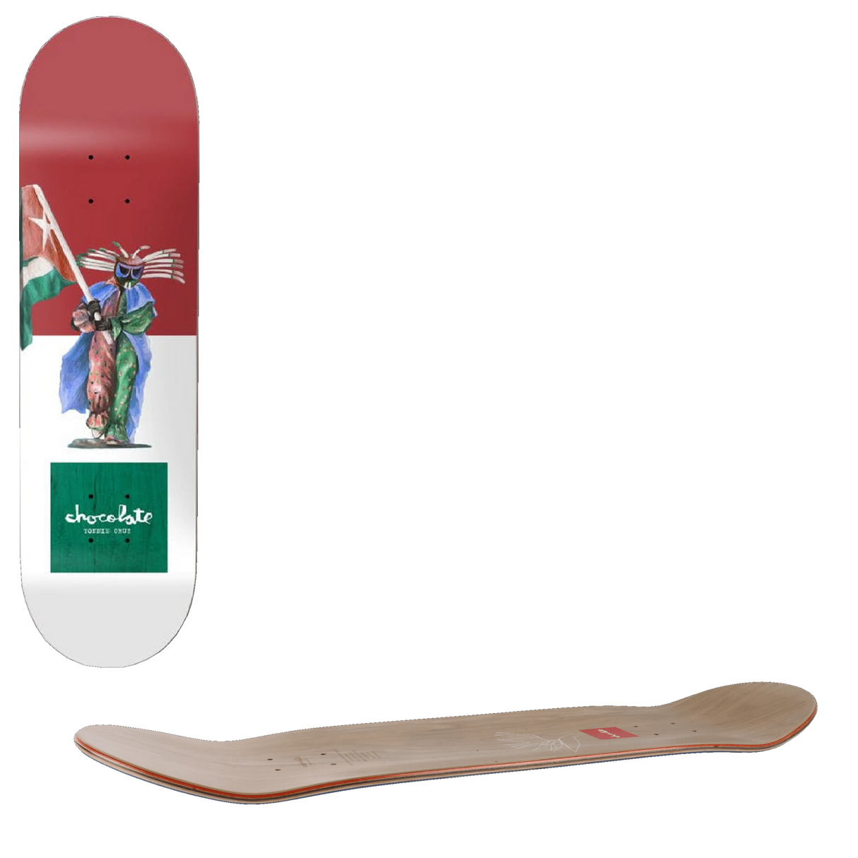 Chocolate Carnivale Skateboard Deck - Cruz 8''