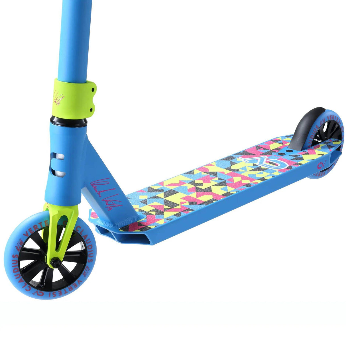 Claudius Vertesi Signature Stunt Scooter - Caribbean Blue