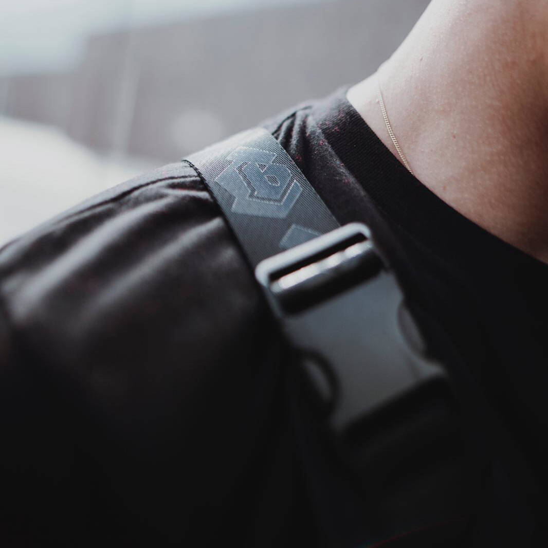 Collective BMX Chest Rig Bum Bag - Black
