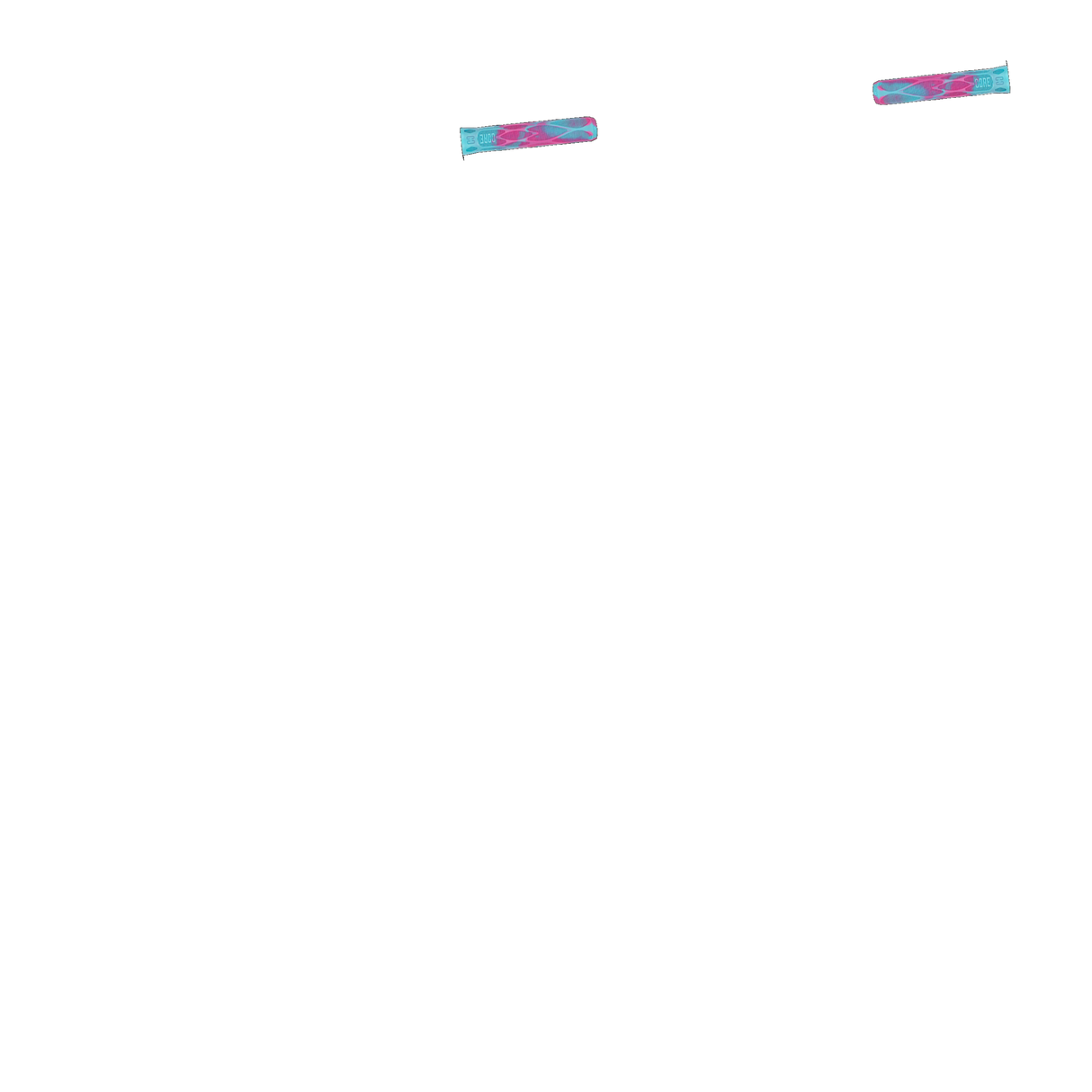 CORE Pro 170mm Scooter Grips - Refresher (Teal/Pink)