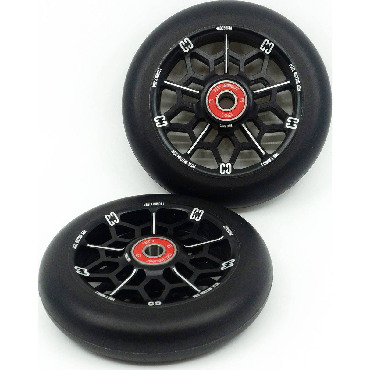 CORE Hex 110mm Scooter Wheel - Black