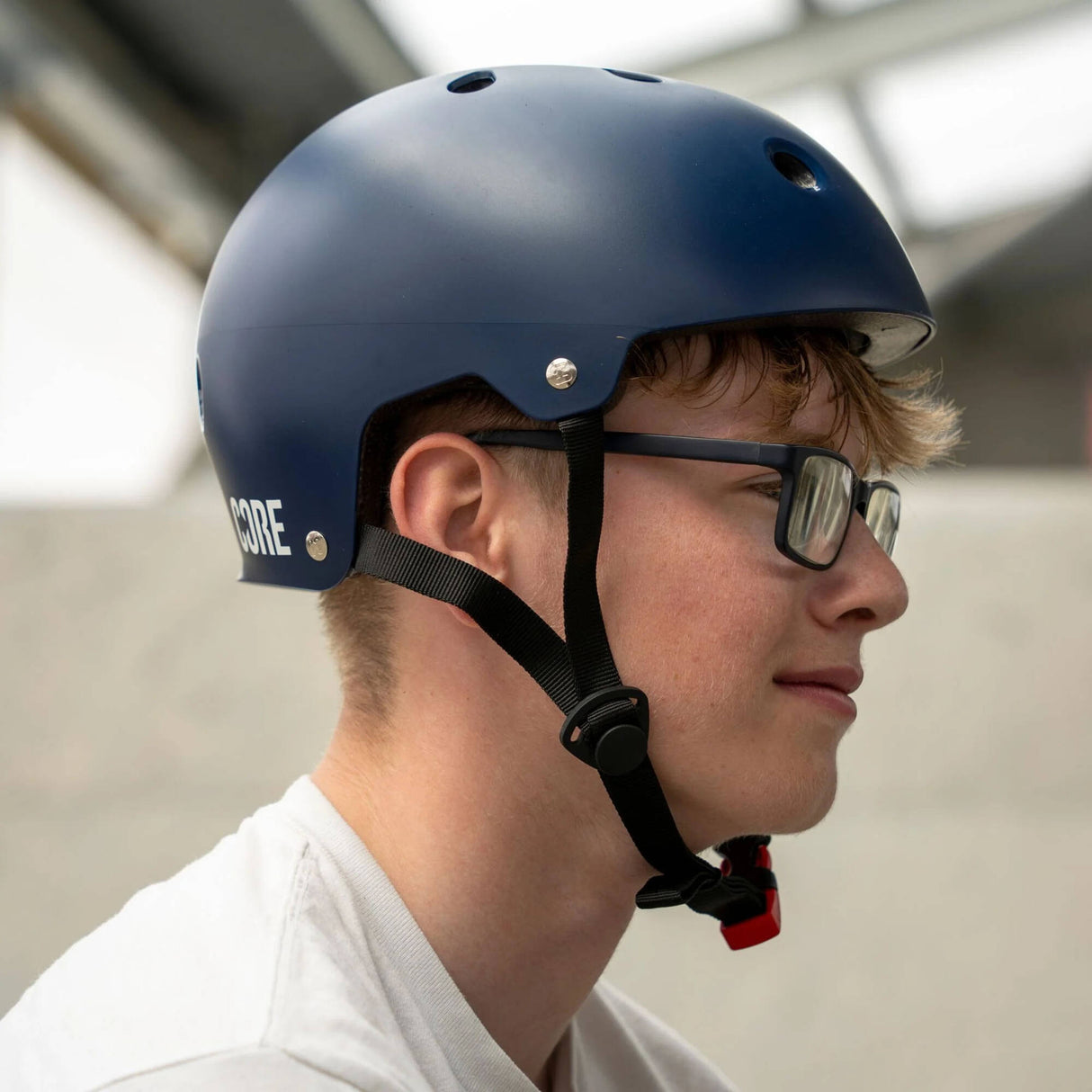 CORE Action Sports Helmet - Navy Blue