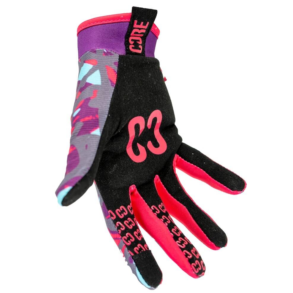 CORE Aero Protective Gloves - Neon Splat
