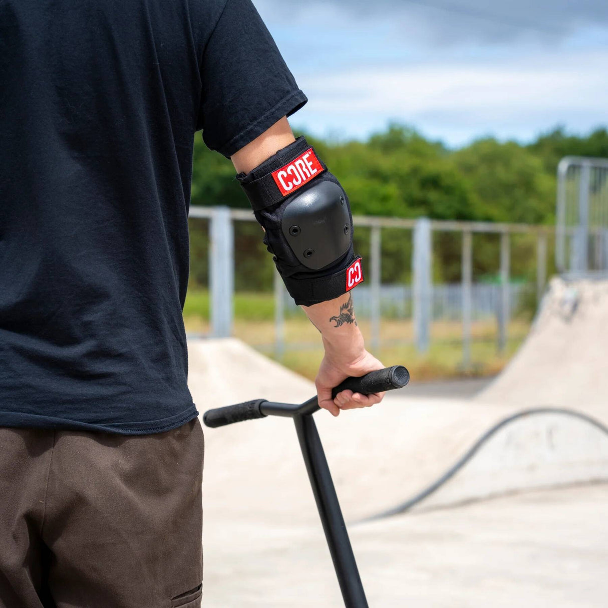 CORE Street Elbow Pads - Black/Red