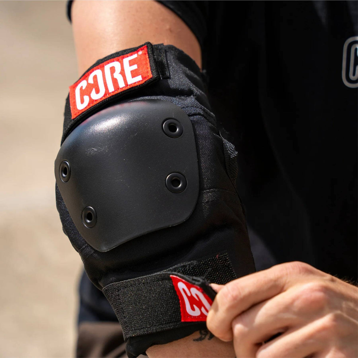 CORE Street Elbow Pads - Black/Red