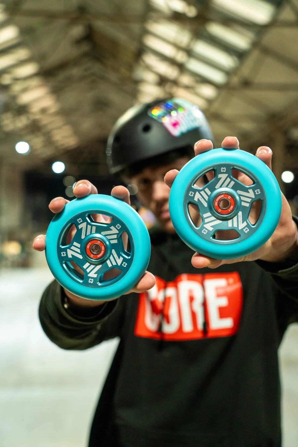 CORE Vent Hollow Scooter Wheel 110mm - Mint Blue