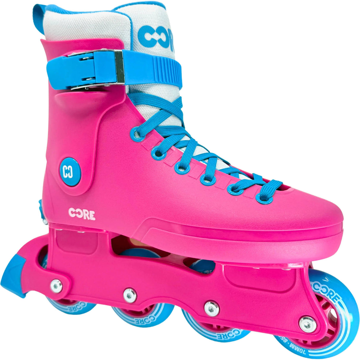 CORE Retro Inline Adjustable Skates - Pink/Blue