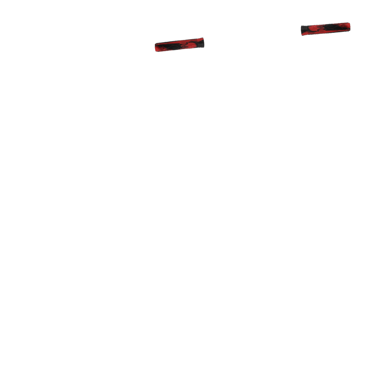 CORE Pro 170mm Scooter Grips - Lava (Red/Black)