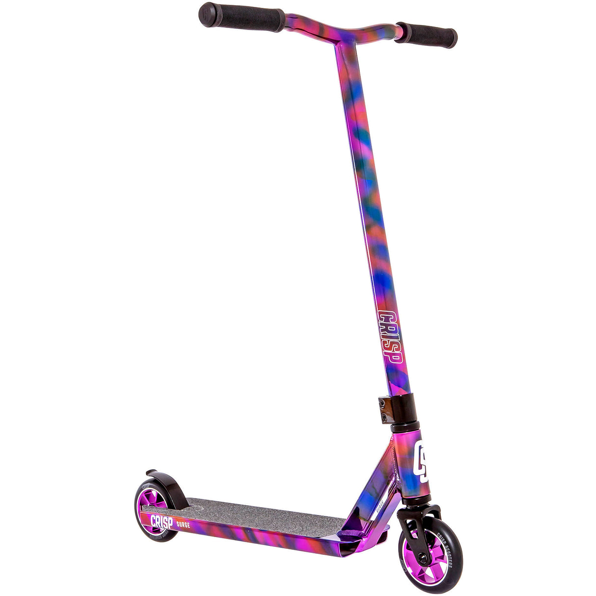 Crisp 2020 Surge Stunt Scooter - Chrome Cloudy Purple