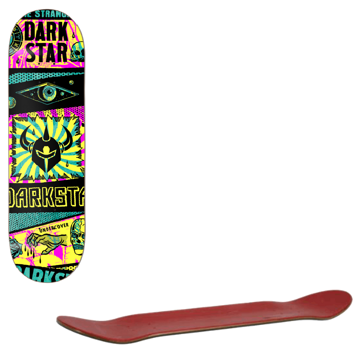 Darkstar Collapse HYB Skateboard Deck - 8"