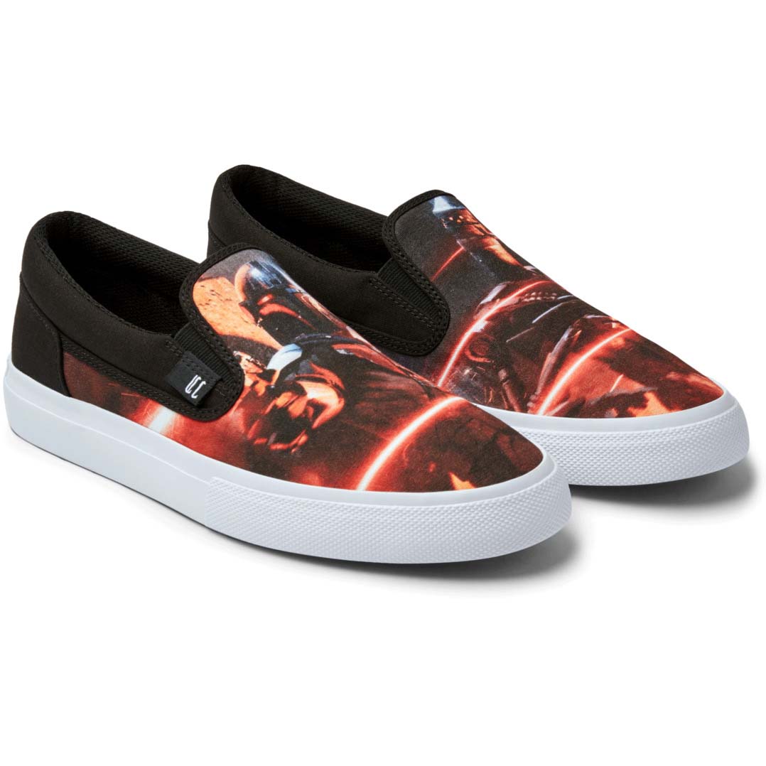 DC x Mandalorian Manual Slip Skate Shoes - Black/Red