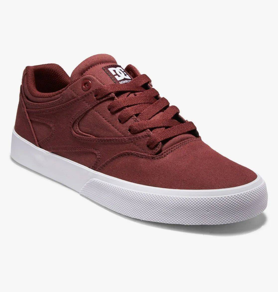 DC Kalis Vulc Skate Shoes - Burgundy