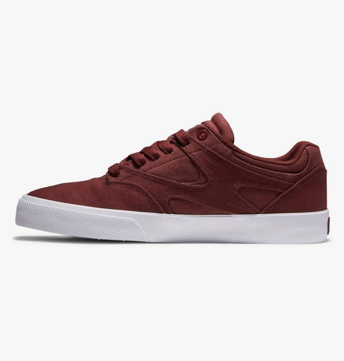 DC Kalis Vulc Skate Shoes - Burgundy