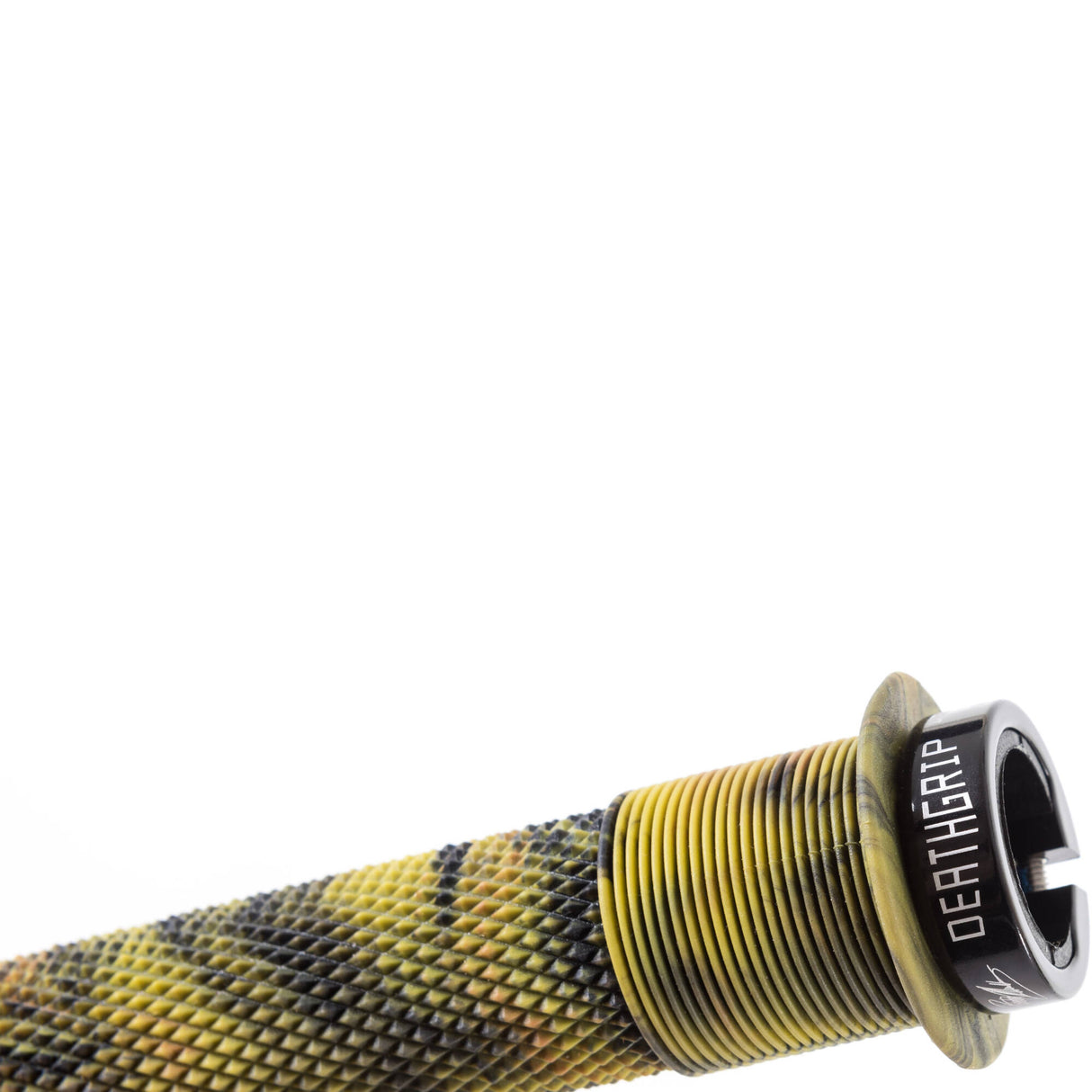 DMR Brendog DeathGrip Thin Flanged Mountain Bike Grips - Marble Pink