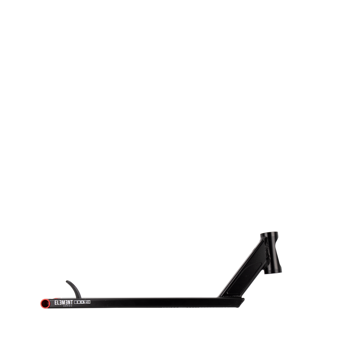 Drone Element Scooter Deck - All Black/Red Pegs 19.5" x 5"