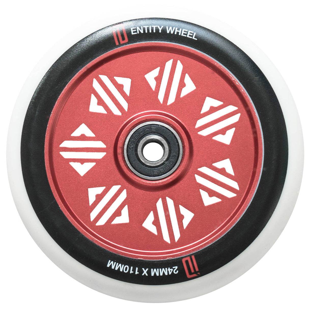 Drone Identity Hollowcore 110mm Scooter Wheel - Red