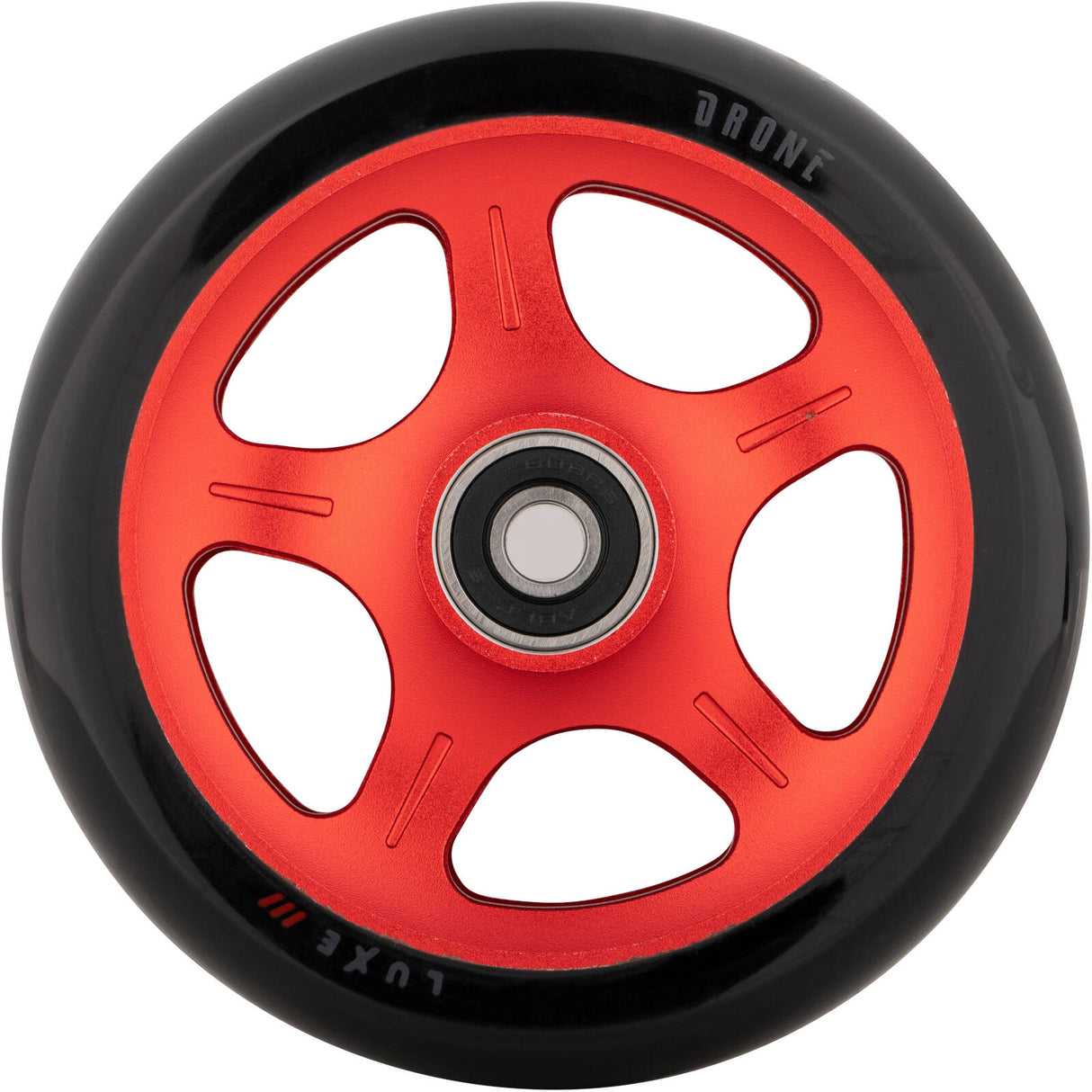 Drone Luxe 3 Dual-Core Feather-Light 110mm Scooter Wheel - Red