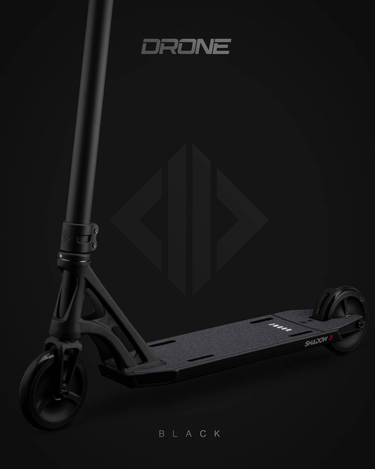 Drone Shadow 3 Feather-Light Stunt Scooter - Black