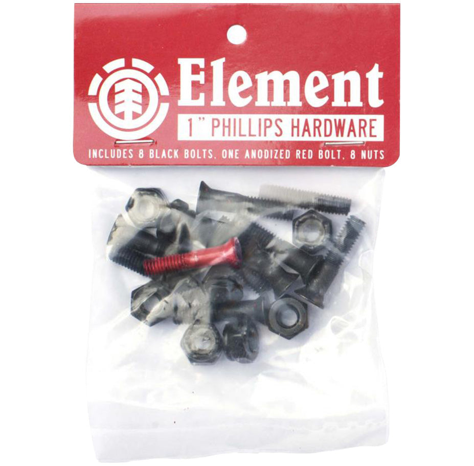 Element Phillips Hardware 1" Skateboard Truck Bolts