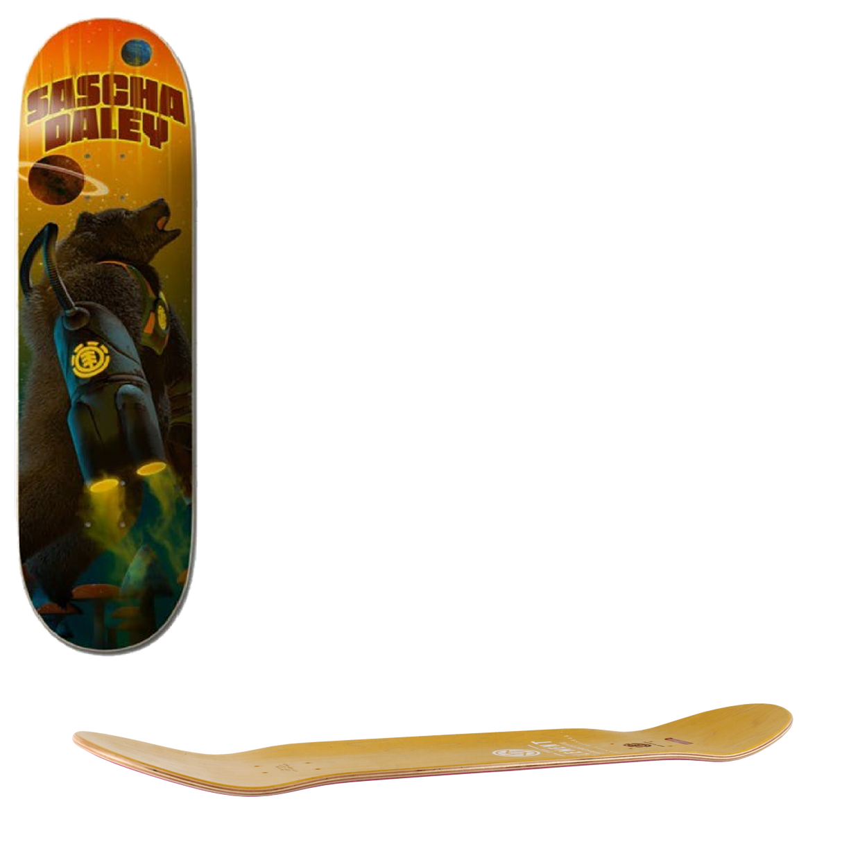 Element Future Nature Skateboard Deck - Sascha 8.25''