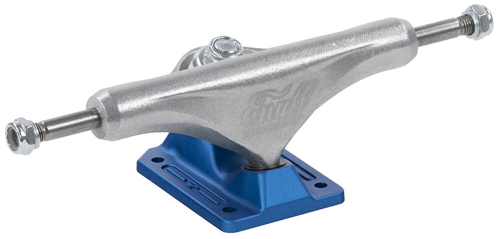 Enuff Decade Pro Satin Skateboard Trucks - Natural/Blue 129mm