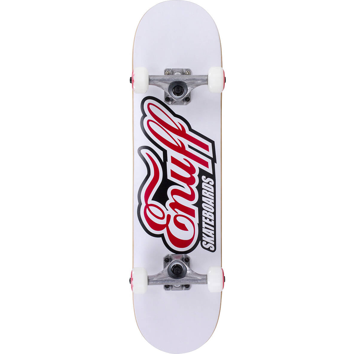 Enuff Classic Logo Complete Skateboard - White 7.75''