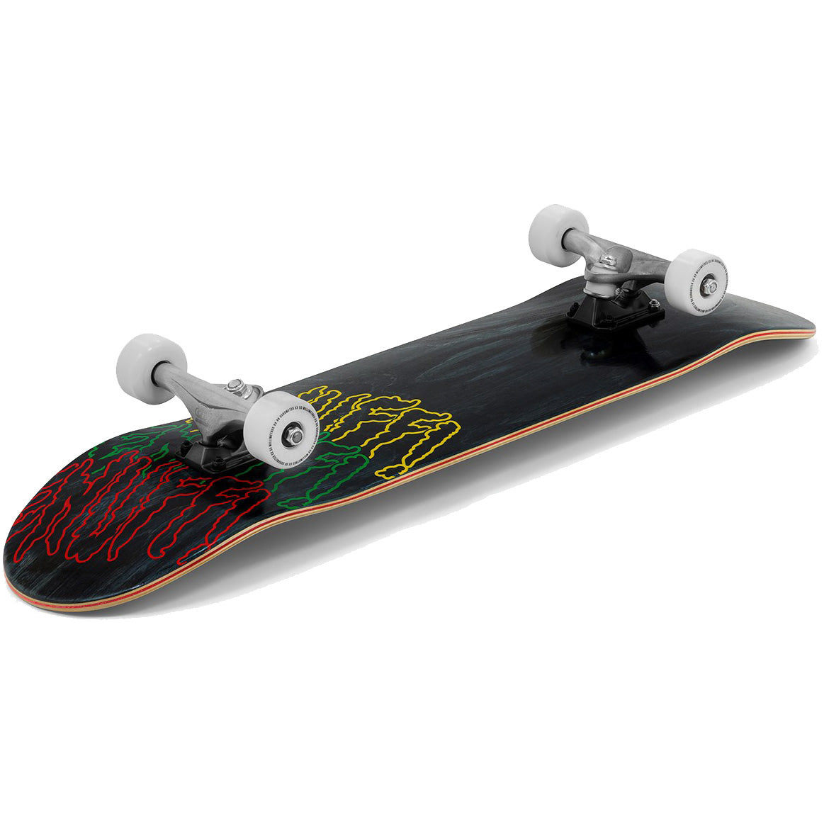 Enuff Three Tier Reloaded Complete Skateboard - Black 8"