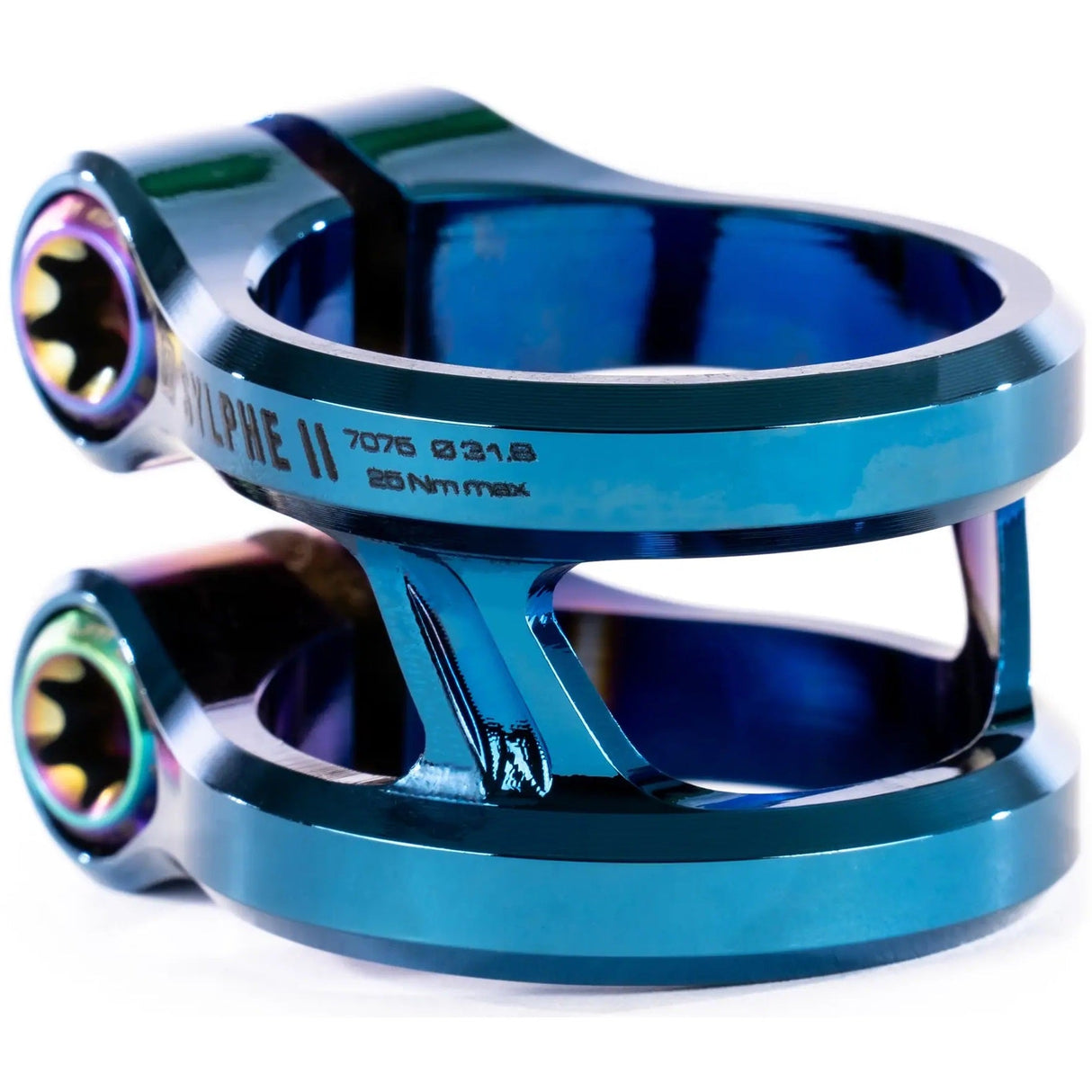 Ethic Sylphe V2 34.9mm Scooter Clamp - Chrome Blue