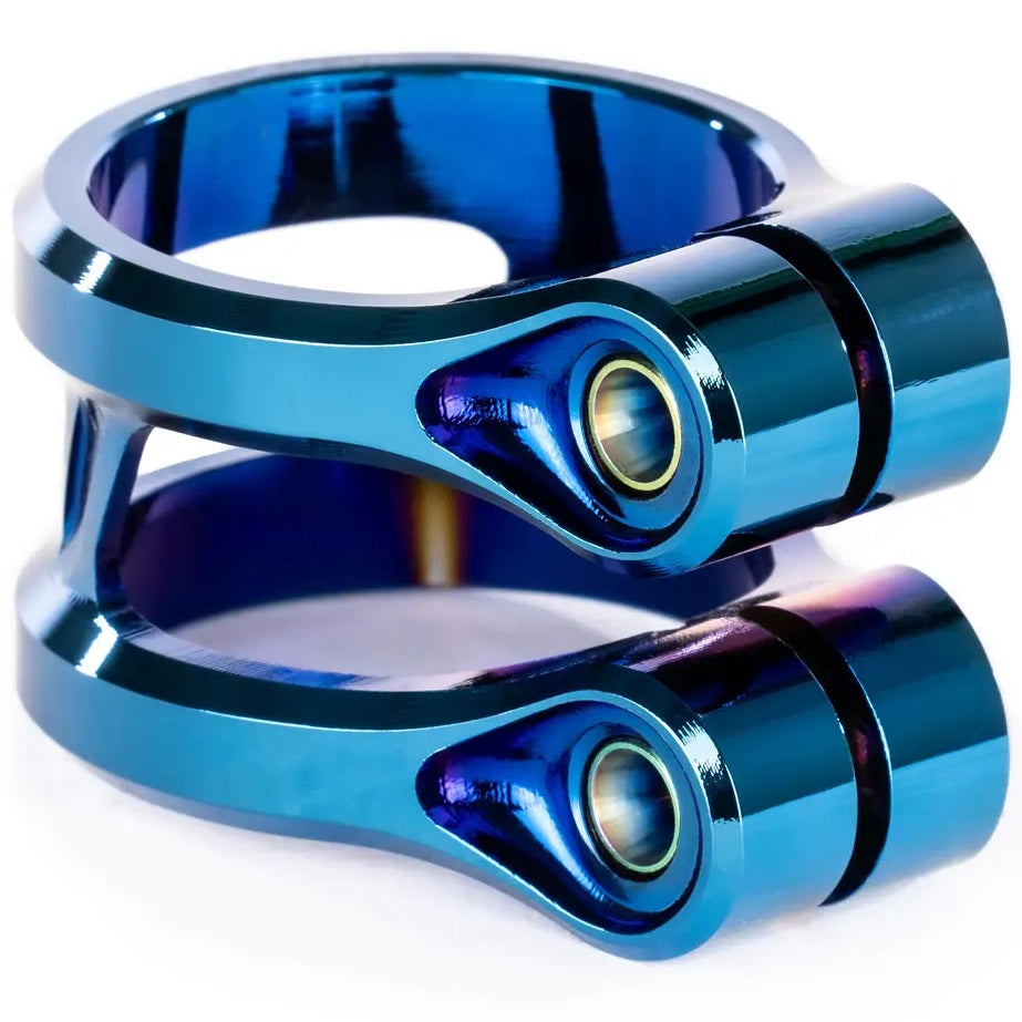 Ethic Sylphe V2 34.9mm Scooter Clamp - Chrome Blue