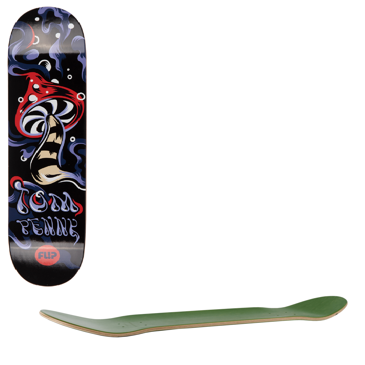 Flip Blacklight Skateboard Deck - Penny 8