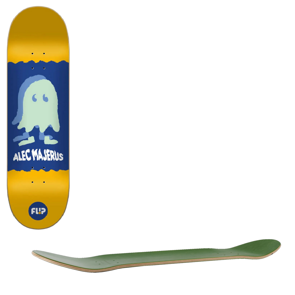 Flip Majerus Block Skateboard Deck - 8.25''