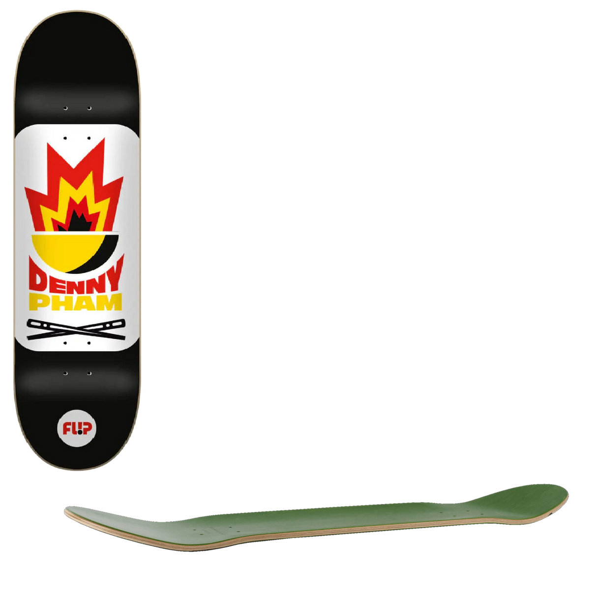 Flip Pham Block Skateboard Deck - 8.25''