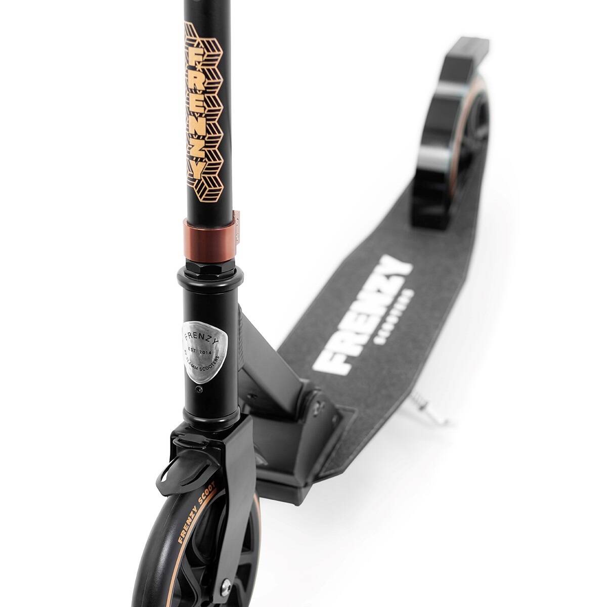 Frenzy 205mm Dual Brake V4 Recreational Scooter - Black