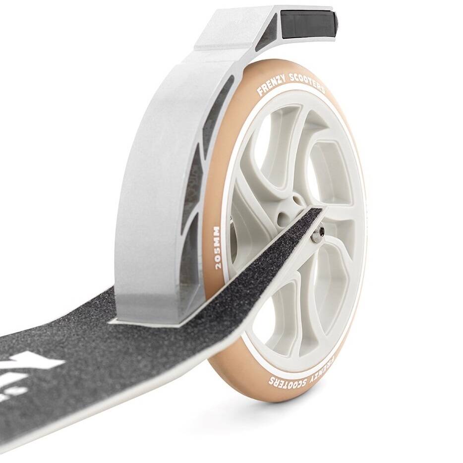 Frenzy 205mm Dual Brake V4 Recreational Scooter - Cream