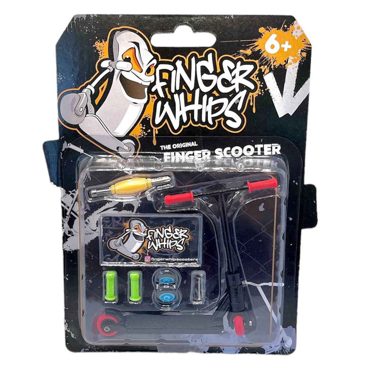 Finger Whips Finger Scooter - Black