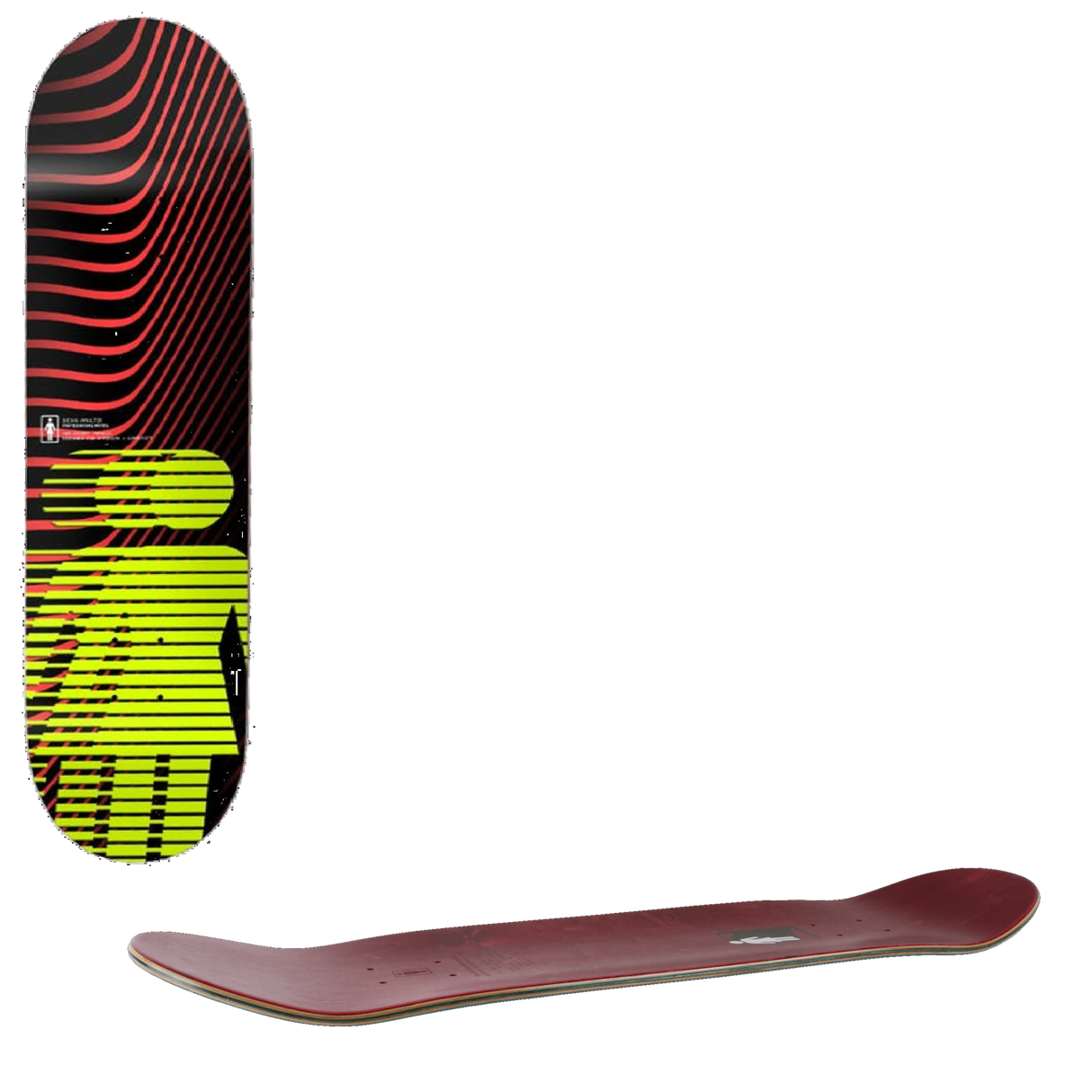 Girl Pop Secret Skateboard Deck - Malto 8.25''