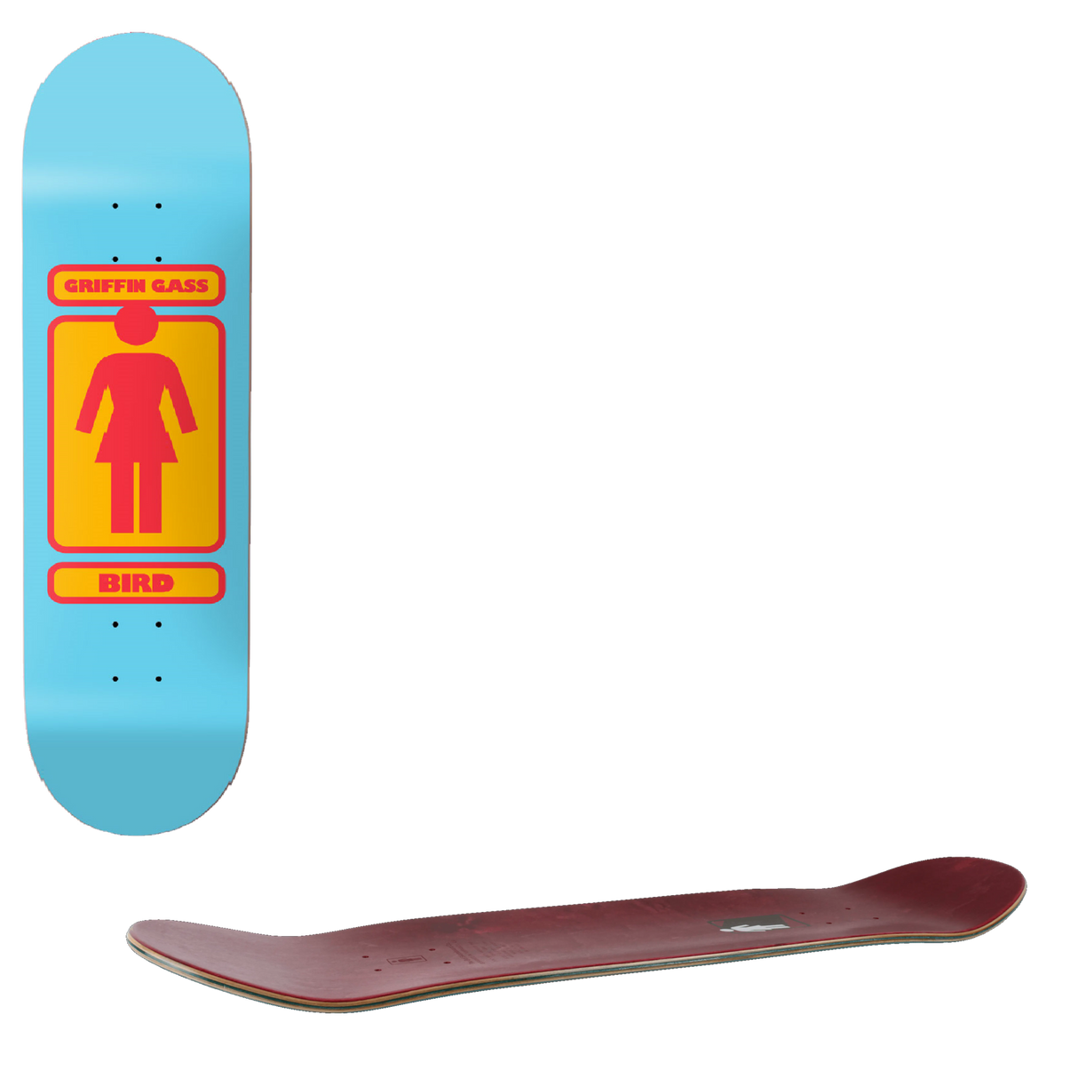 Girl 93 Til Skateboard Deck - Gass 8.125"