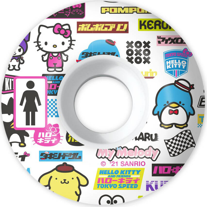 Girl Sanrio Tokyo Speed Wheel Skateboard Wheels - 50mm