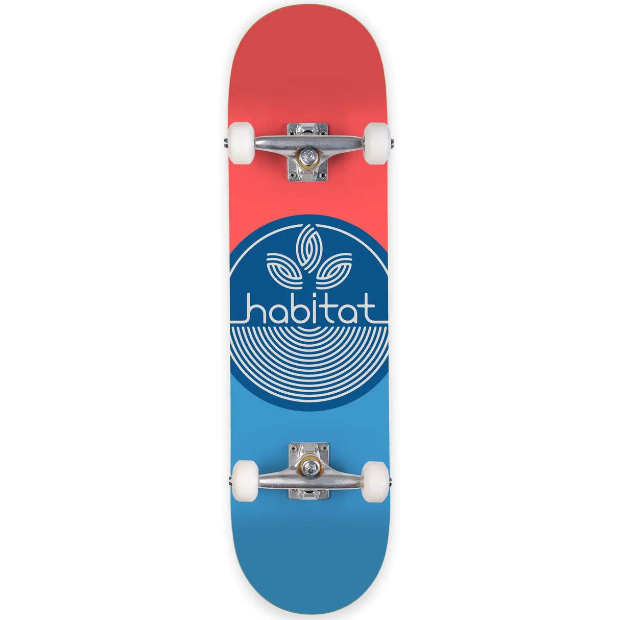 Habitat Leaf Dot Complete Skateboard - Blue 7.75''