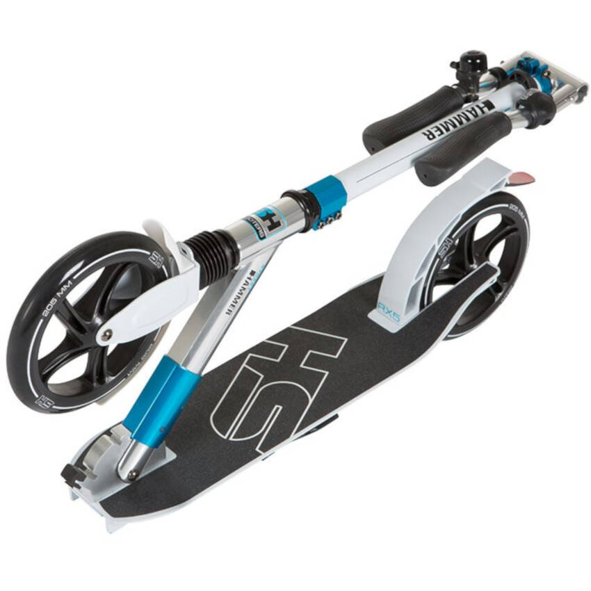 Hammer Racer RX5 Scooter - White/Blue