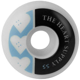 The Heart Supply Squad Skateboard Wheels - Kelly Blue 55mm