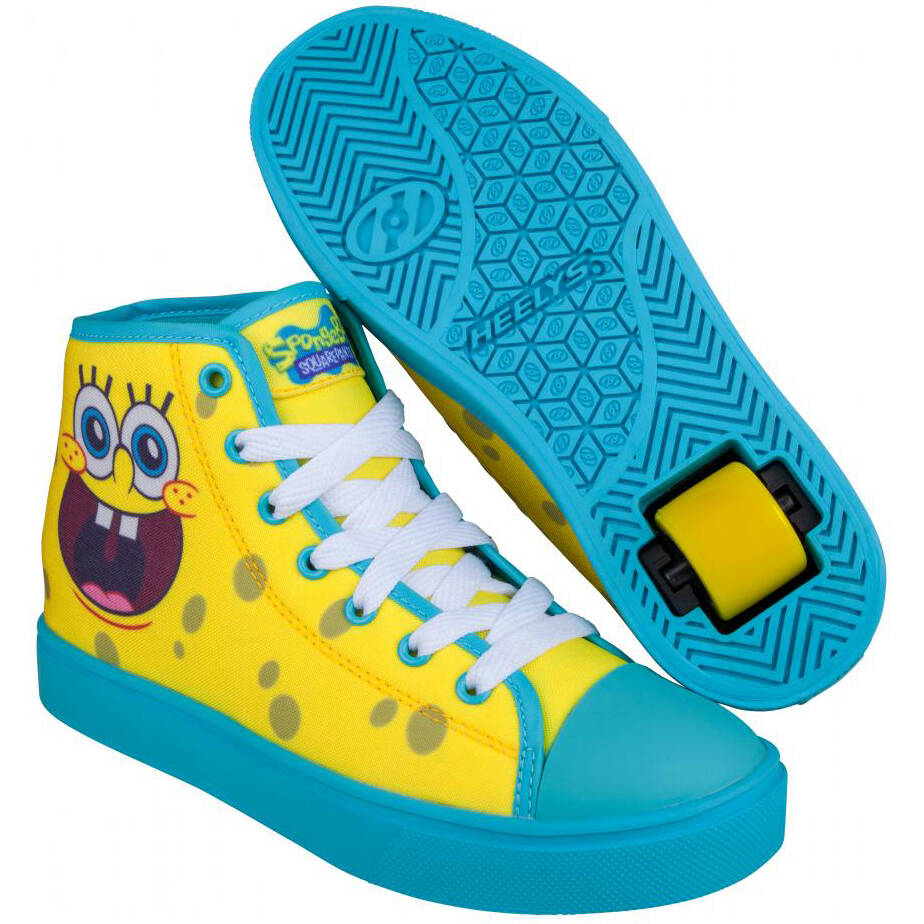 Heelys Hustle x SpongeBob - Yellow/Aqua UK 1